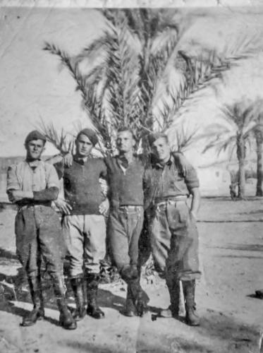 .tt Giuseppe Torcasio 2nd from right WW 2 North Africa.